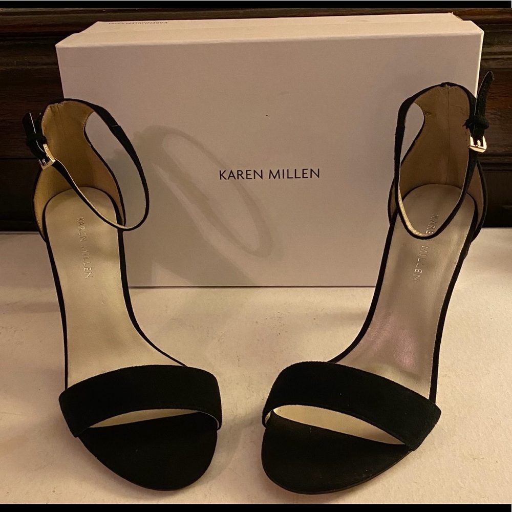 Karen Millen Open Toe Studded High-Heel Sandals